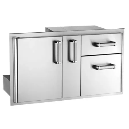 Fire Magic Premium 18" X 36" Access Door with Platter Storage & Double Drawer