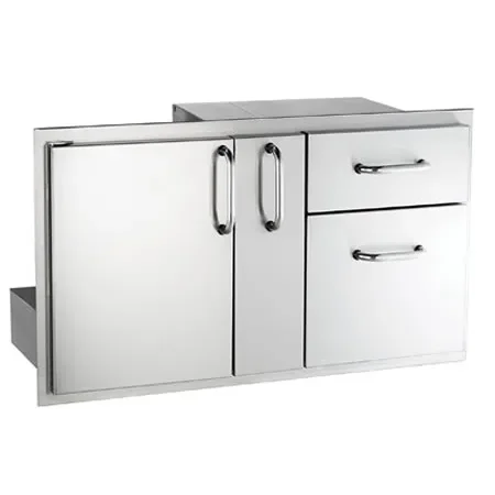 Fire Magic Select 18" X 36" Access Door with Platter Storage & Double Drawer