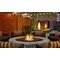 54 Inch Round Gas Fire Pit with Electronic Ignition 400,000 BTU