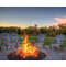 54 Inch Round Gas Fire Pit with Electronic Ignition 400,000 BTU