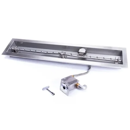 48 Inch Linear Match Lit Fire Pit Kit