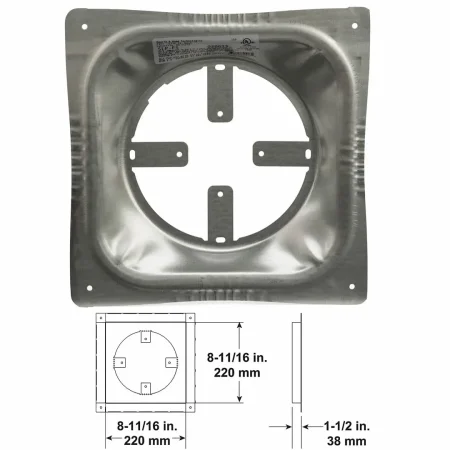 Ceiling Firestop For SLP Series Direct Vent Pipe