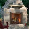 42-Inch Castlewood Outdoor Wood Burning Fireplace