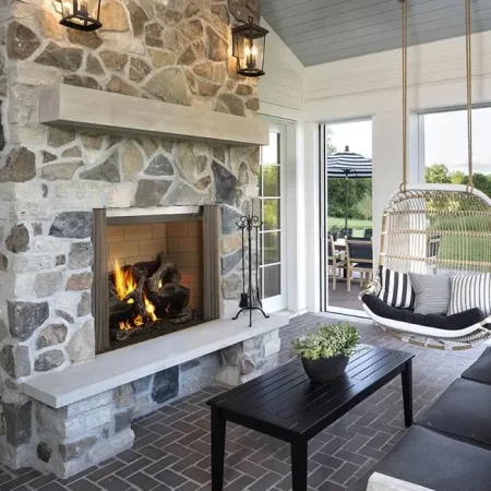 42-Inch Castlewood Outdoor Wood Burning Fireplace