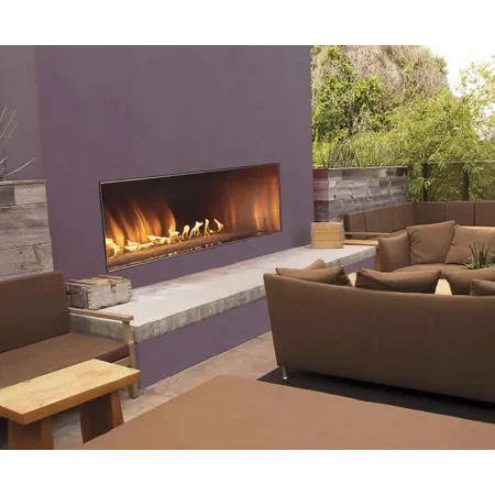 Carol Rose 60-Inch Outdoor Linear Fireplace