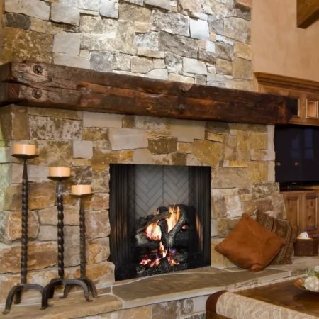 Ashland 42 Inch Wood Burning Fireplace by Majestic