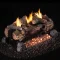 Real Fyre Evening Fyre Split Ventless See-Thru Gas Logs