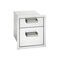Fire Magic Echelon Outdoor Kitchen Island Package With Double Drawers