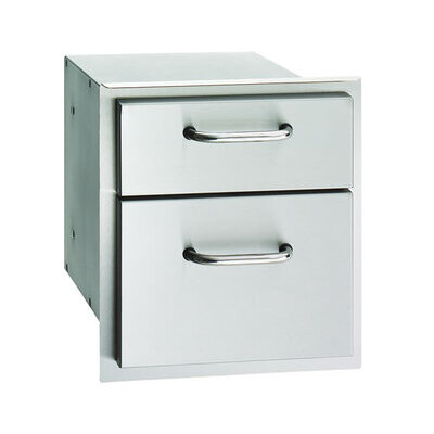 15" Wide American Outdoor Grill Double Drawers