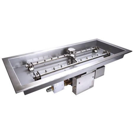 Electronic Ignition Rectangle Gas Fire Pit Kits