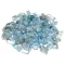 Caribbean Blue Reflective Fire Glass