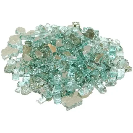 Emerald Reflective Fire Glass