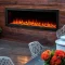 SimpliFire 55-Inch Forum Outdoor Electric Fireplace