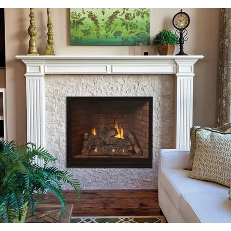 Tahoe Luxury 42-Inch Clean Face Direct Vent Fireplace