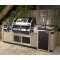 Fire Magic Black Diamond Outdoor Kitchen Island Package