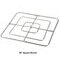 Square Gas Fire Pit Burners
