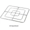Square Gas Fire Pit Burners
