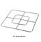 Square Gas Fire Pit Burners