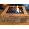 36 Inch Square Bowl Gas Fire Pit Kit with Electronic Ignition 250,000 BTU
