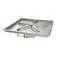 36 Inch Square Bowl Gas Fire Pit Kit with Electronic Ignition 250,000 BTU