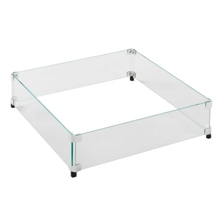 Square Fire Pit Wind Guards
