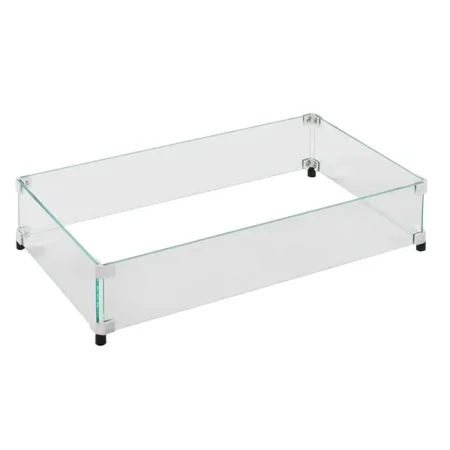 Rectangle Fire Pit Wind Guards