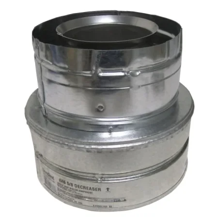 Direct Vent Pipe Reducer 5" X 8" To 4" X 6-5/8"
