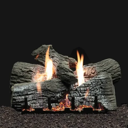 Empire Stacked Wildwood 18-Inch Electronic Ignition Vent Free Gas Logs