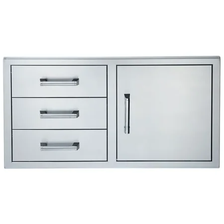 Broilmaster Single Access Door With Triple Drawers