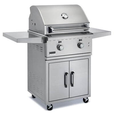 Broilmaster 26 Inch Stainless Cart Grill