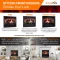 SimpliFire Inception Electric Fireplace