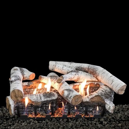 Empire Super Birch 18" Electronic Ignition Vent Free Gas Logs