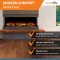 SimpliFire 55-Inch Scion Trinity Electric Fireplace