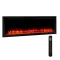SimpliFire 50-Inch Allusion Platinum Electric Fireplace