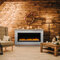 SimpliFire 50" Allusion Platinum Electric Fireplace