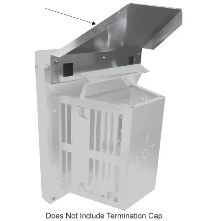 Rain / Vinyl Soffit Shield for DVP & SLP Series Pipe