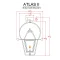 Atlas II Yoke Mount Gas Light