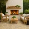 Cottagewood 50-Inch Outdoor Wood Burning Fireplace