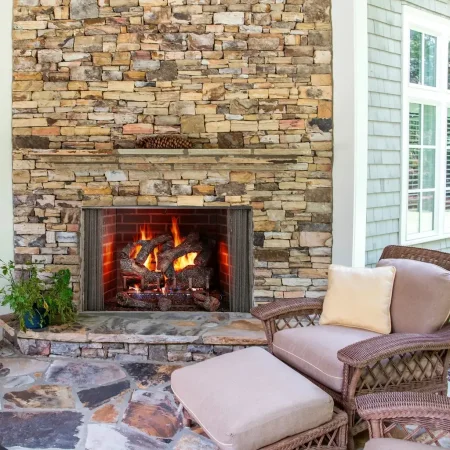 Cottagewood 50-Inch Outdoor Wood Burning Fireplace