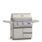 Fire Magic A790 Aurora Portable Grill With Rotisserie & Analog Thermometer