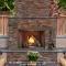 Courtyard Outdoor Gas Fireplace