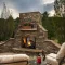 Courtyard Outdoor Gas Fireplace