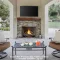 Courtyard Outdoor Gas Fireplace