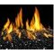 Black Reflective Fire Glass