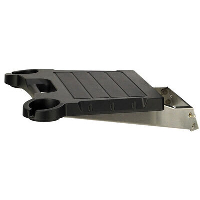 Broilmaster Drop Down Black Side Shelf With Stainless Brackets