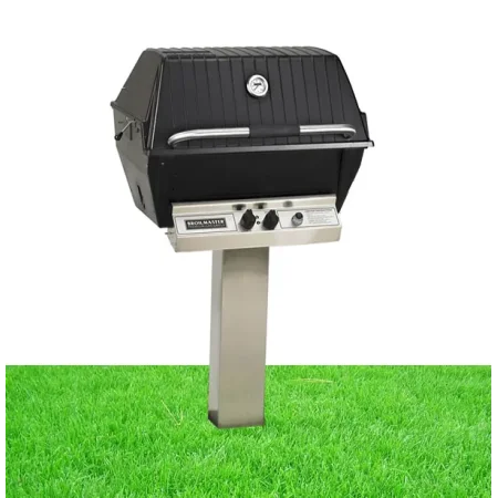 Broilmaster Premium P4X In-Ground Grill With Stainless Post