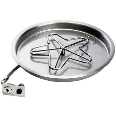 25 Inch Manual Ignition Fire Pit Kit 150,000 BTU