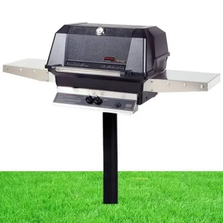 MHP WNK Series In-Ground Post Mount Propane Gas Grill