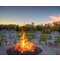 19 Inch Gas Fire Pit Kit 65,000 BTU with Electronic Ignition