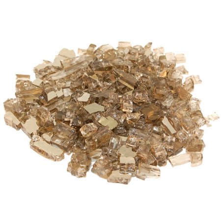 Bronze Reflective Fire Glass
